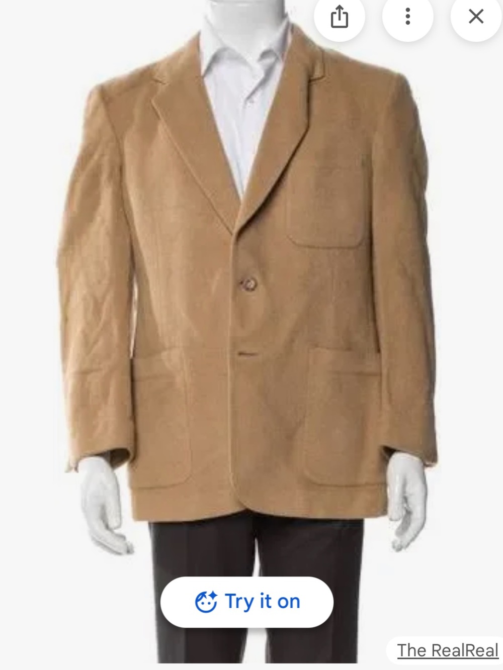 Christian Dior Monsieur Men's Camel hair Tan Blazer